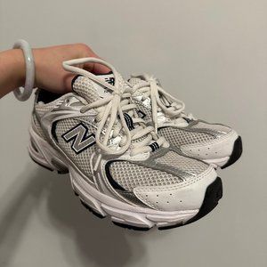 New Balance 530 (4M) White Silver Navy